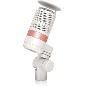 TC HELICON GO XLR MIC-WH MICROFONO BROADCAST WHITE CON POP FILTER BIANCO